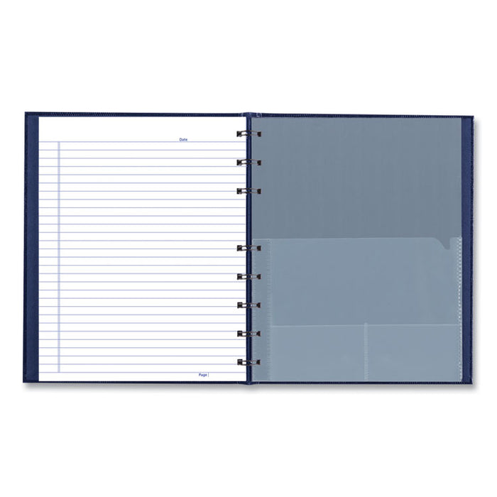 NotePro Notebook, 1-Subject, Medium/College Rule, Indigo Blue Cover, (75) 9.25 x 7.25 Sheets