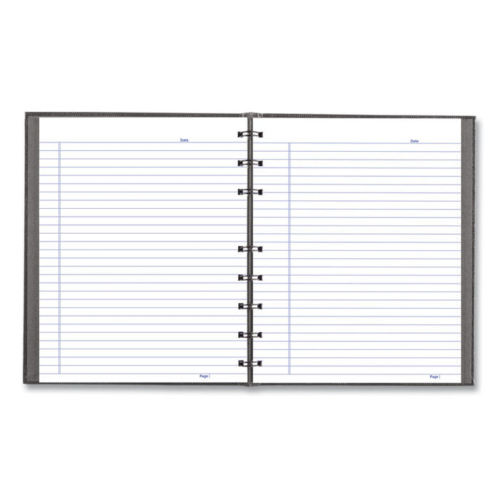 NotePro Notebook, 1-Subject, Medium/College Rule, Cool Gray Cover, (75) 9.25 x 7.25 Sheets