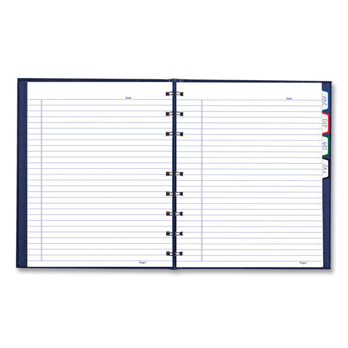 NotePro Notebook, 1-Subject, Medium/College Rule, Indigo Blue Cover, (75) 9.25 x 7.25 Sheets