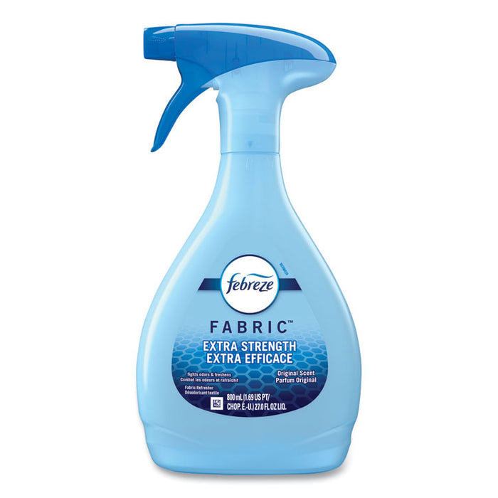 FABRIC Refresher/Odor Eliminator, Extra Strength, Original, 27 oz Spray Bottle