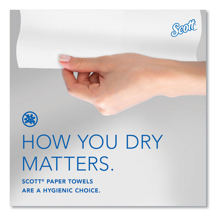 Pro Hard Roll Paper Towels with Absorbency Pockets for Scott Pro Dispenser, Green Core Only, 1-Ply, 7.5" x 900 ft,6 Rolls/CT