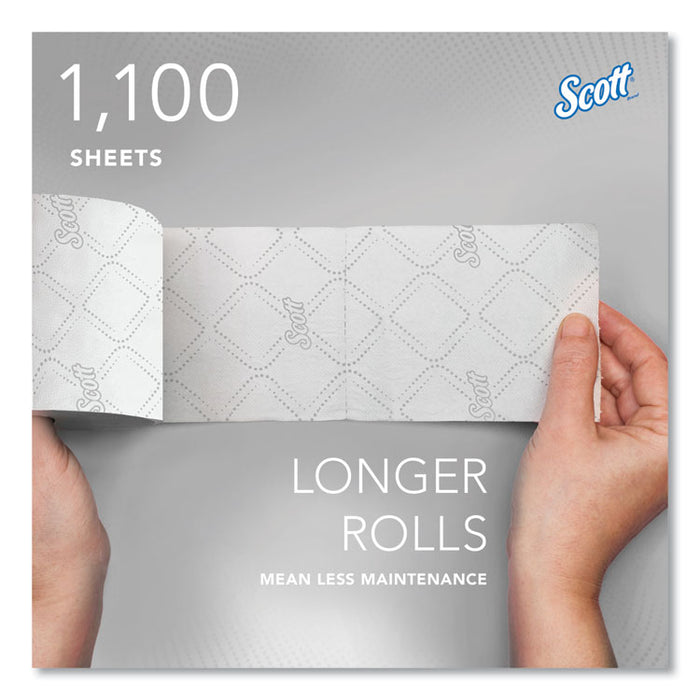 Pro Small Core High Capacity/SRB Bath Tissue, Septic Safe, 2-Ply, White, 1,100 Sheets/Roll, 36 Rolls/Carton