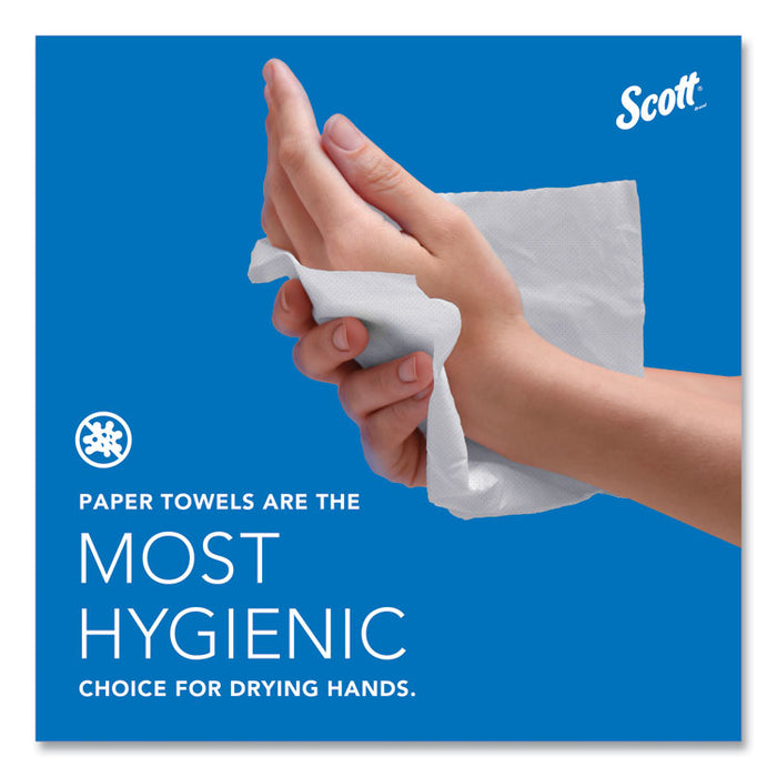 Essential Multi-Fold Towels, Plus Tier, Absorbency Pockets, 1-Ply, 9.2 x 9.4, White, 250/Packs, 16 Packs/Carton