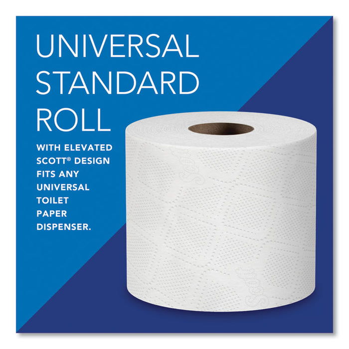 Essential Standard Roll Bathroom Tissue for Business, Septic Safe, 2-Ply, White, 550 Sheets/Roll, 20 Rolls/Carton