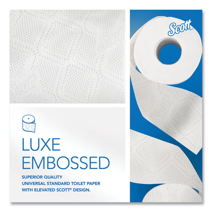 Essential Standard Roll Bathroom Tissue for Business, Septic Safe, 2-Ply, White, 550 Sheets/Roll, 80 Rolls/Carton