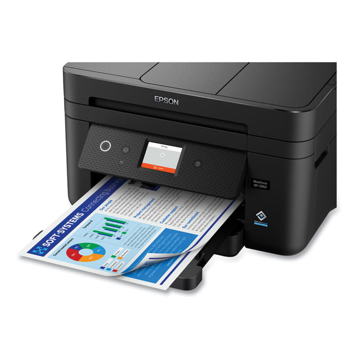 WorkForce WF-2960 Wireless All-in-One Inkjet Printer, Copy/Fax/Print/Scan