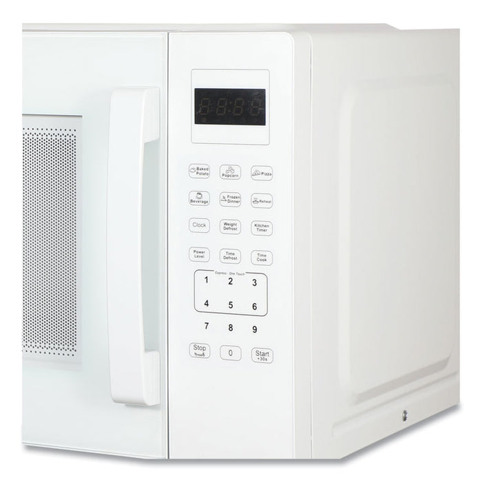 1.5 cu ft Microwave Oven, 1,000 W, White