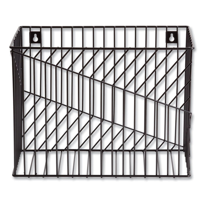Vena Hanging File Basket, Letter Size, 6.85" Long, Black