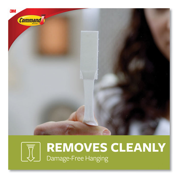 Damage-Free Hanging Picture Hanging Strip Pairs, Holds Up to 2.5 lb, Medium: 0.75" x 2.75", 4/Pack