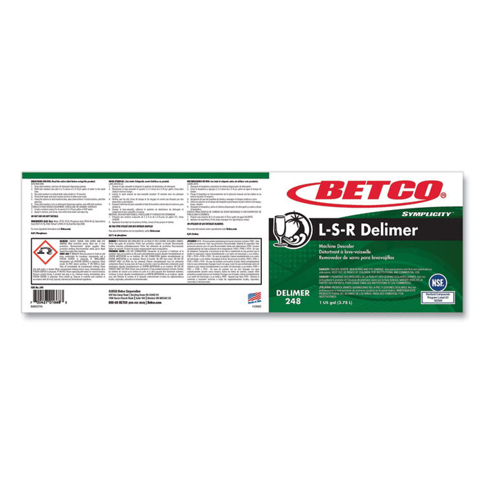 L S R Delimer, 1 gal Bottle, 4/Carton