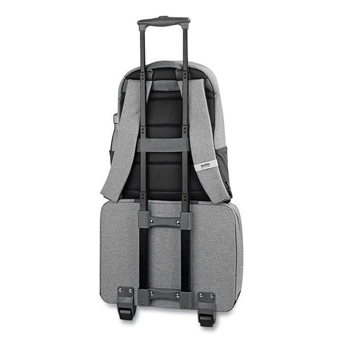 Re:Start Underseat Rolling Case, 15.6", 16 x 6 x 14, Light Gray