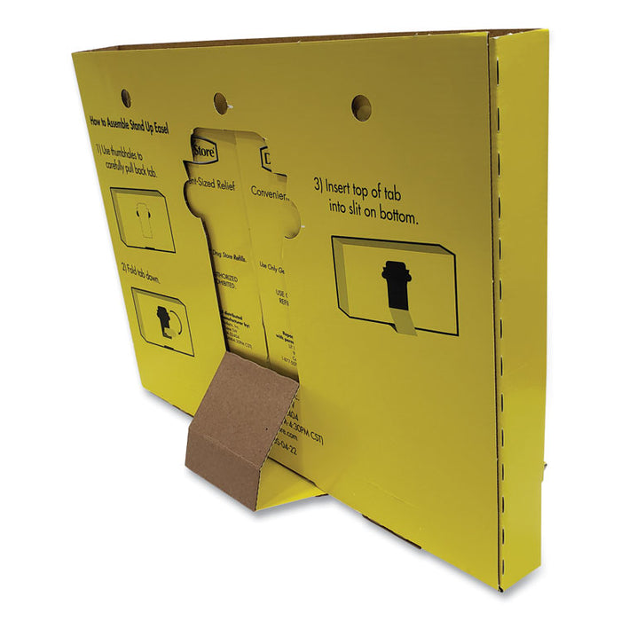 Single-Dose Medicine Dispenser, 105-Pieces, Plastic Case, Yellow