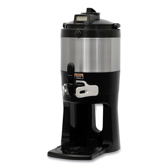 ThermoFresh Server, 128 oz, Silver/Black