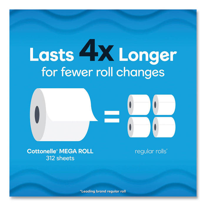 Ultra CleanCare Toilet Paper, Strong Tissue, Septic Safe, 1-Ply, White, 284 Sheets/Roll, 12 Rolls/Pack, 48 Rolls/Carton