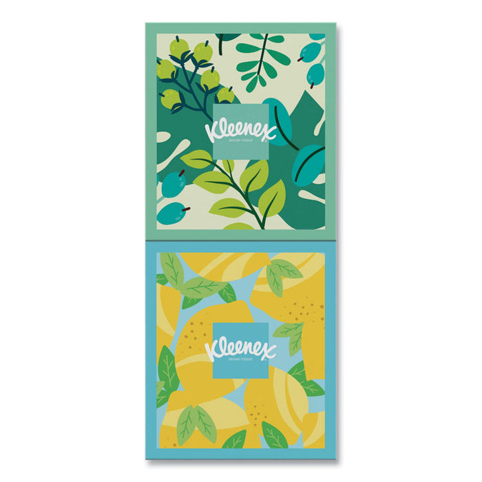 Soothing Lotion Facial Tissue, 3-Ply, White, 60 Sheets/Box, 4 Boxes/Pack, 8 Packs/Carton
