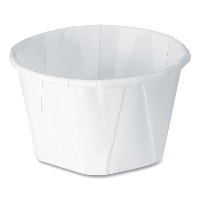 Paper Portion Cups, ProPlanet Seal, 3.25 oz, White, 250/Bag, 20 Bags/Carton