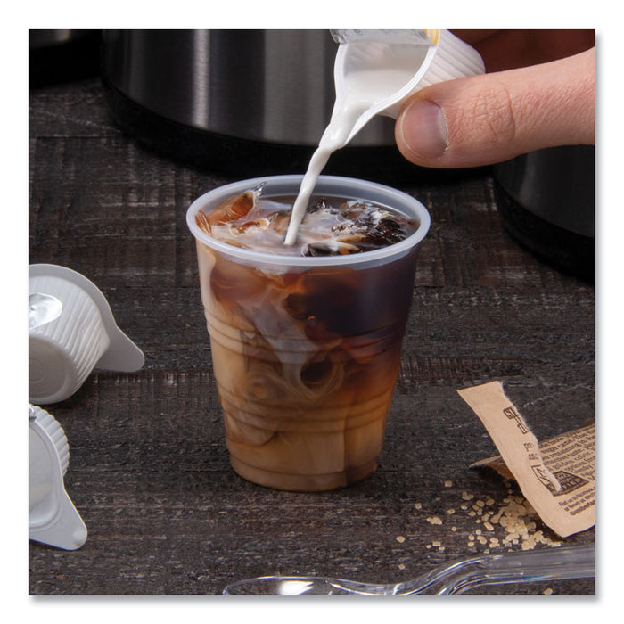 High-Impact Polystyrene Cold Cups, 5 oz, Plastic, Translucent, 100/Pack