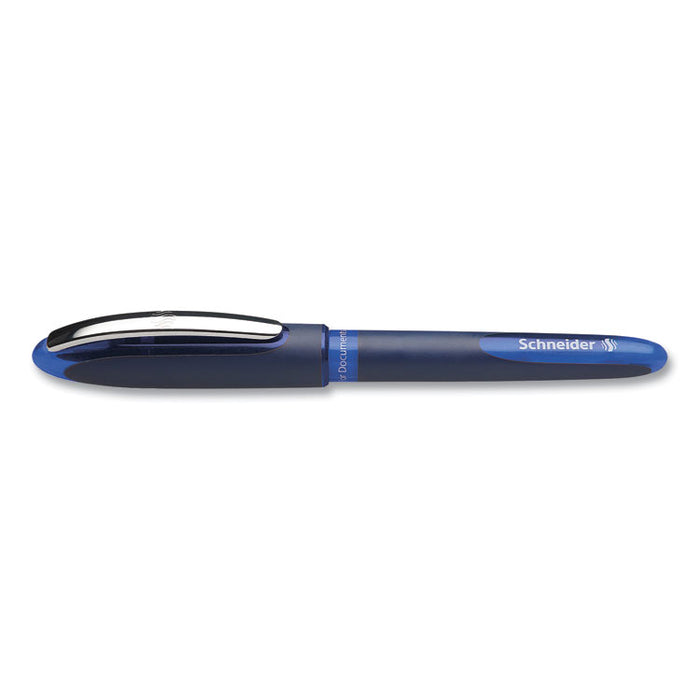 One Business Rollerball Pen, Stick, Fine 0.6 mm, Assorted Ink and Barrel Colors, 4/Pack