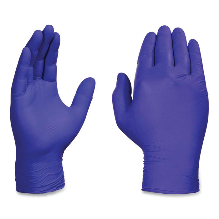 Nitrile Exam Gloves, Powder-Free, Small, 3 mil Thick, 9.5" Long, Indigo, 100/Box, 10 Boxes/Carton