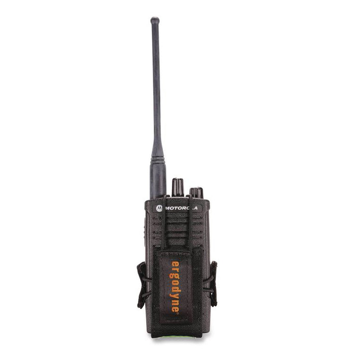 Squids 3772 Radio Holster Trap, Large, 1.5 x 2 x 5, Polyester, Black