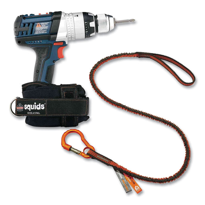 Squids 3191 Power Tool Tethering Kit, 10 lb Max Working Capacity, 38" Long, Orange/Gray