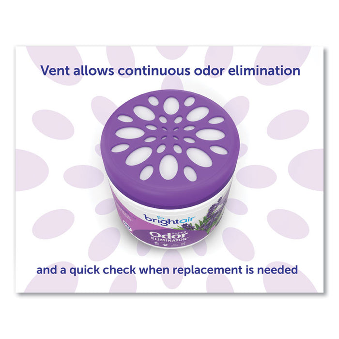 Super Odor Eliminator, Lavender and Fresh Linen, Purple, 14 oz Jar