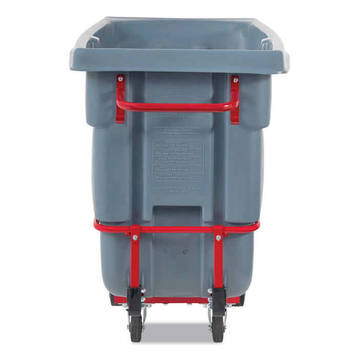 0.5 cu yd BRUTE DURATILT Frame Tilt Truck, Standard Duty, 850 lb Capacity, Gray