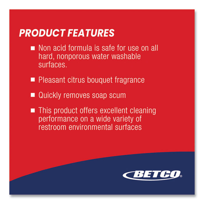 AF79 Disinfectant Cleaner, Citrus Scent, 1 gal Bottle, 4/Carton