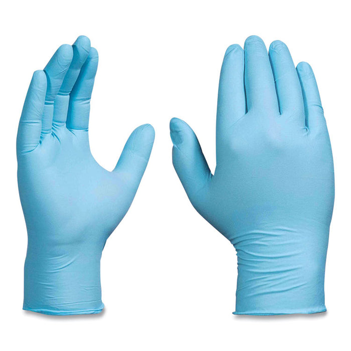 Industrial Nitrile Gloves, Powder-Free, X-Large, 5 mil Thick, 9.5" Long, Blue, 100/Box, 10 Boxes/Carton