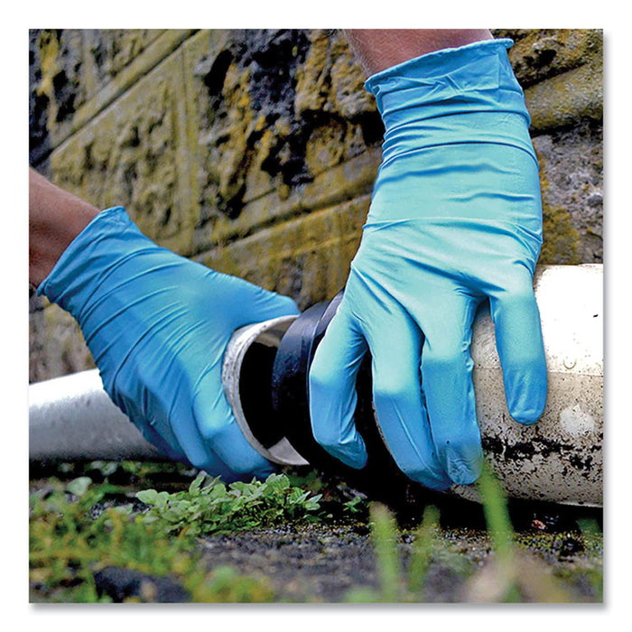 Industrial Nitrile Gloves, Powder-Free, XX-Large, 5 mil Thick, 9.5" Long, Blue, 100/Box, 10 Boxes/Carton