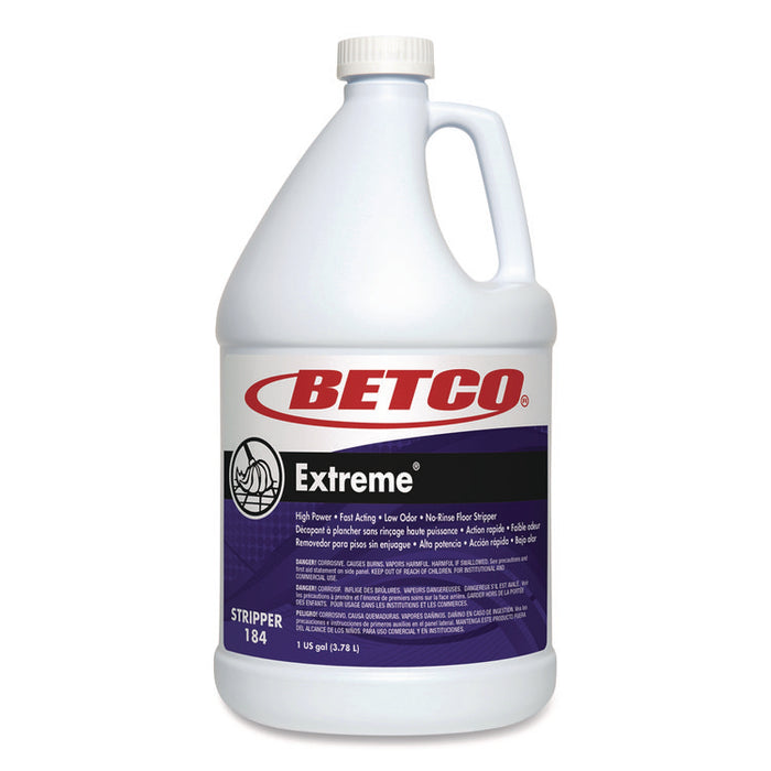 Extreme Floor Stripper, 1 gal Bottle, 4/Carton