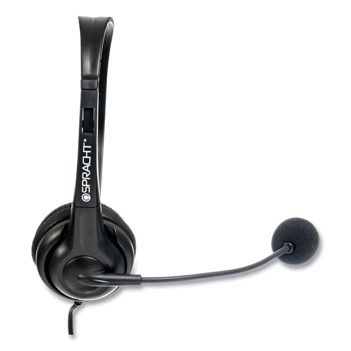 ZuM ZuM350M Monaural Over The Head Headset, Black