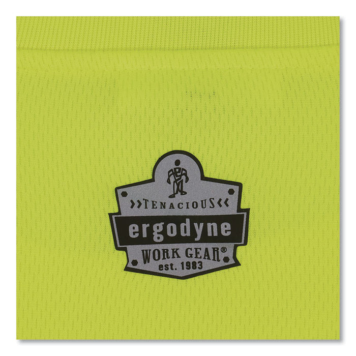 GloWear 8091 Non-Certified Hi-Vis Long Sleeve Shirt, X-Large, Lime