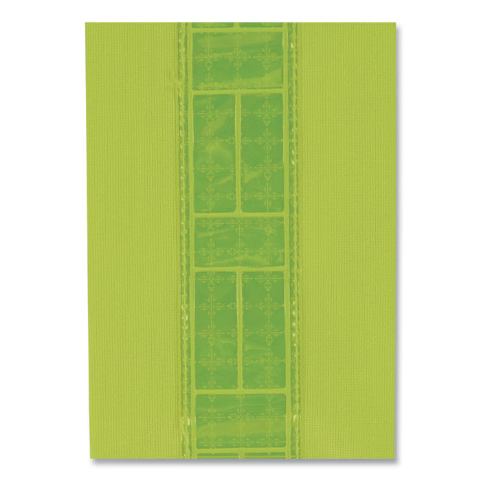 GloWear 8140BA Class 1 Breakaway Sash, Polyester, X-Large/2X-Large, Lime