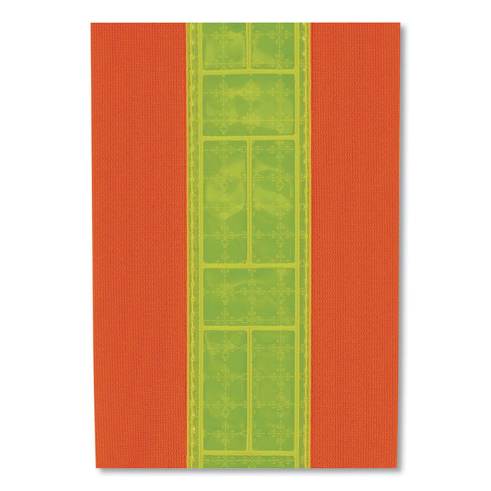 GloWear 8140BA Class 1 Breakaway Sash, Polyester, X-Large/2X-Large, Orange