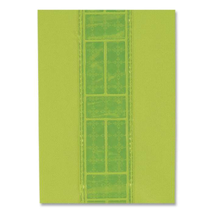 GloWear 8140BA Class 1 Breakaway Sash, Polyester, Medium/Large, Lime
