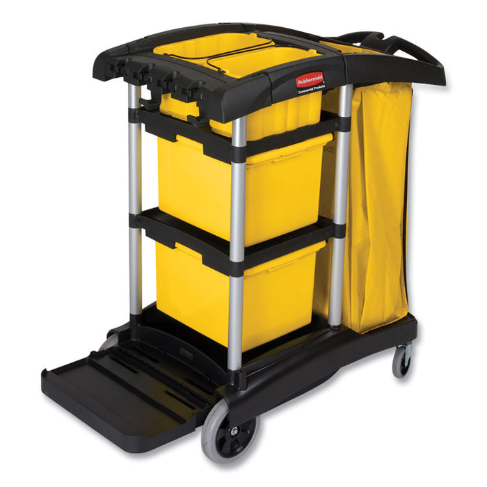 Organizing Bin, 30-Quart, Yellow, 2/Carton
