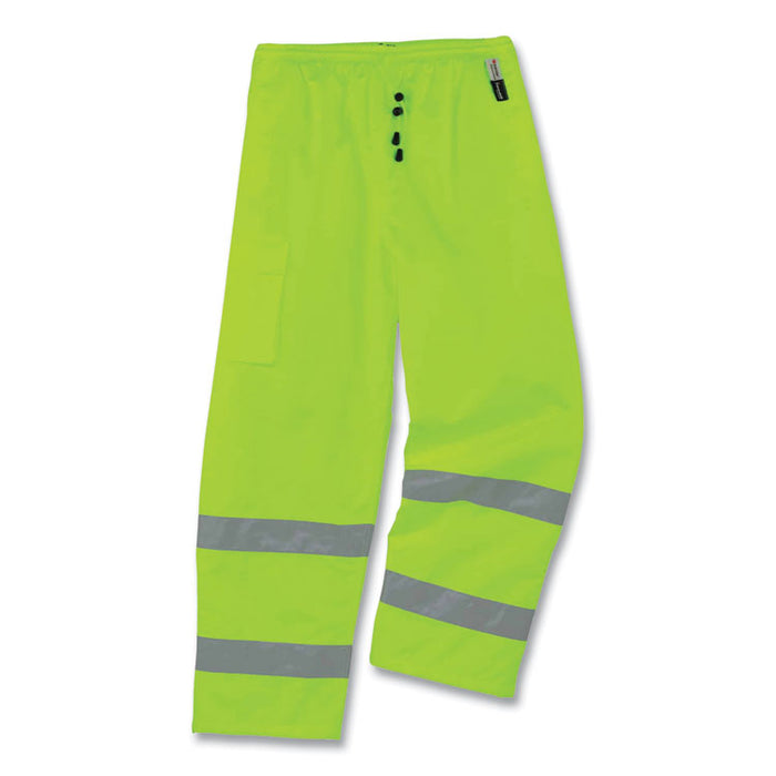 GloWear 8925 Class E Hi-Vis Thermal Pants, 4X-Large, Lime