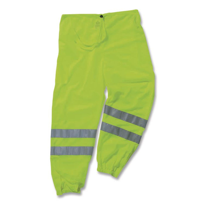 GloWear 8910 Class E Hi-Vis Pants, Small/Medium, Lime