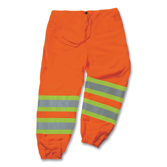 GloWear 8911 Class E Two-Tone Pants, 4X-Large/5X-Large, Orange