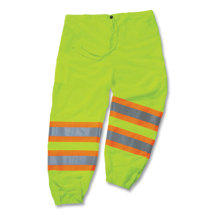 GloWear 8911 Class E Two-Tone Pants, Small/Medium, Lime