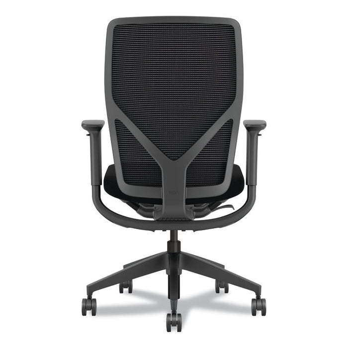 Flexion Mesh Back Task Chair, Supports Up to 300lb, 14.81" to 19.7" Seat Height, Black Seat/Back/Base