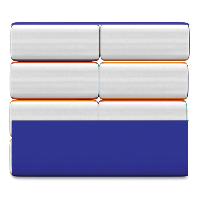 On The Go Packs Facial Tissues, 3-Ply, White, 10 Sheets/Pouch, 8 Pouches/Pack, 12 Packs/Carton