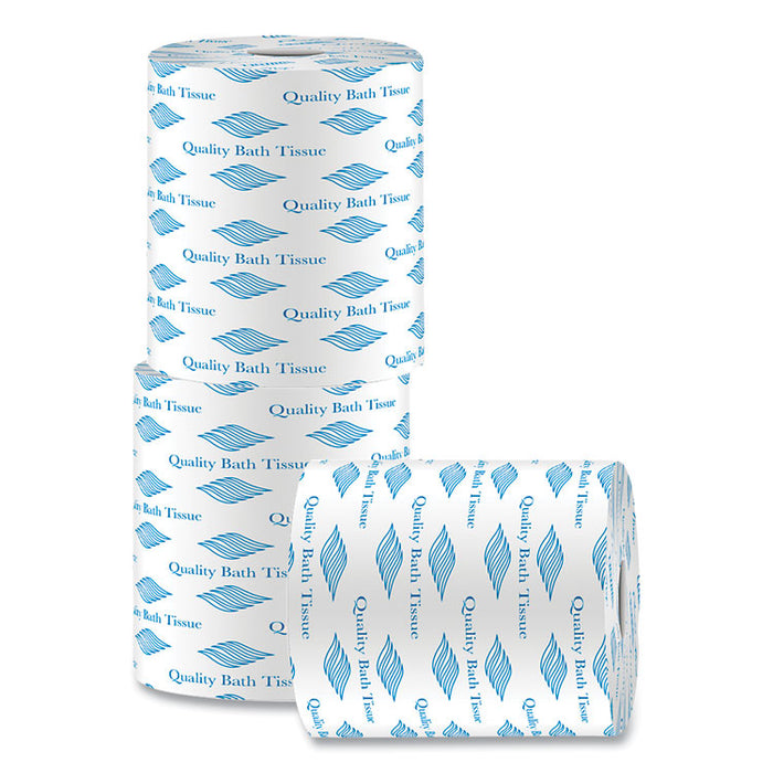 Bath Tissue, Septic Safe, 2 Ply, White, 500 Sheets/Roll, 96 Rolls/Carton