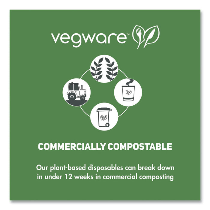 Nourish Molded Fiber Takeout Container, Compostable, 9 x 10 x 2, Natural, Sugarcane, 200/Carton