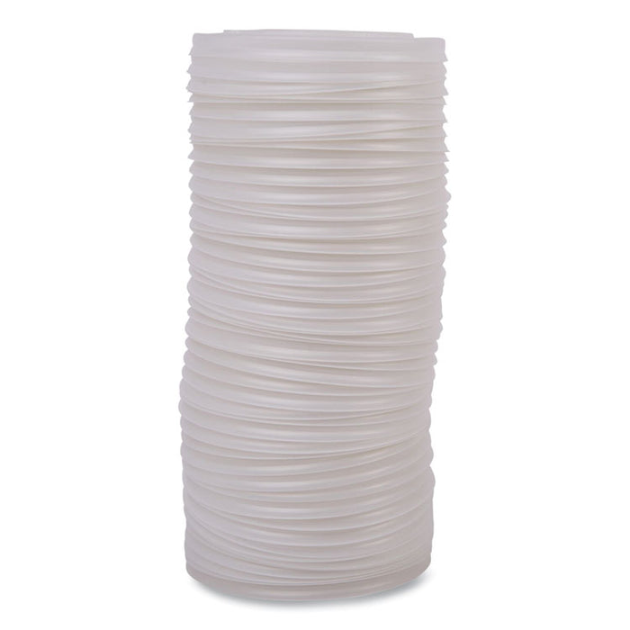 World Art PLA-Laminated Soup Container Lids, For 12 oz to 32 oz Containers, White, Plastic, 50/Pack, 10 Packs/Carton