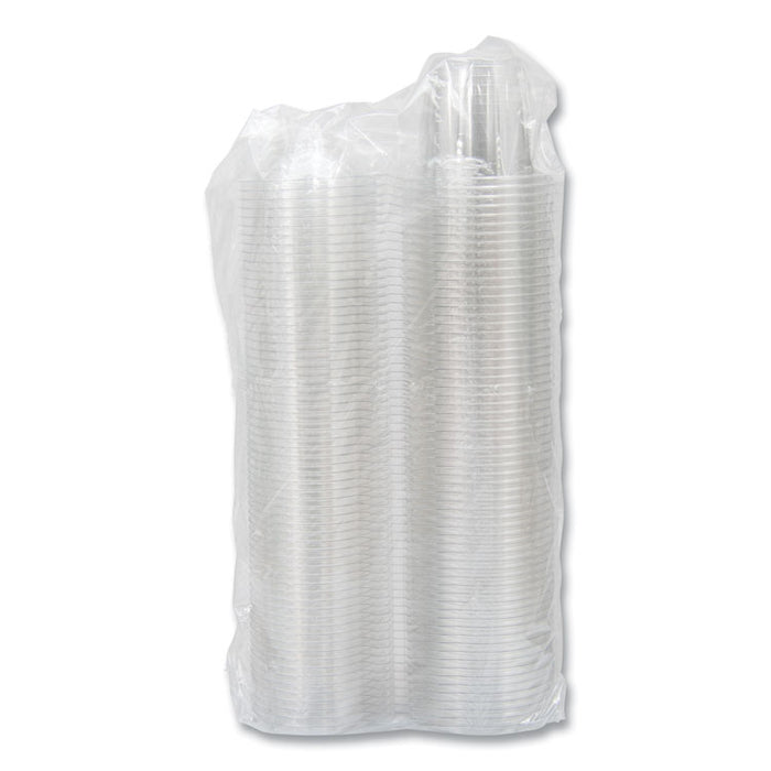 SafeSeal Tamper-Resistant, Tamper Evident Bowls, Dome Lid, 12 oz, 4.36 x 8.84 x 4.52, Clear, Plastic, 256/Carton