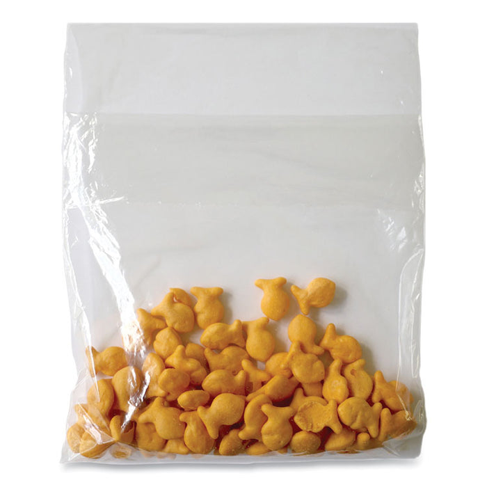 Flip Top Bag, 7" x 7", Clear, 2,000/Carton