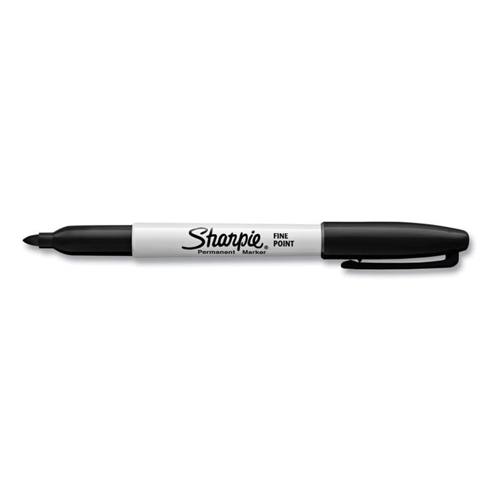 Fine Tip Permanent Marker Value Pack with (1) Bonus S-Gel 0.7 mm Black Ink Pen, Fine Bullet Tip Markers, Black Ink, 36/Pack