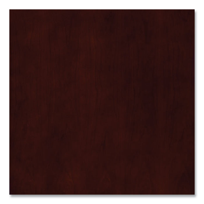 10500 Series Single Pedestal Desk, Right Pedestal: Box/Box/File, 66" x 30" x 29.5", Mahogany